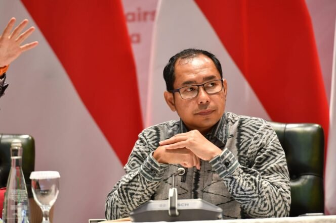 
					Direktur Perlindungan WNI dan Badan Hukum Indonesia Kemlu RI, Judha Nugraha, dalam pengarahan media di Jakarta, Jumat (5/5/2023). Foto: InfoPublik