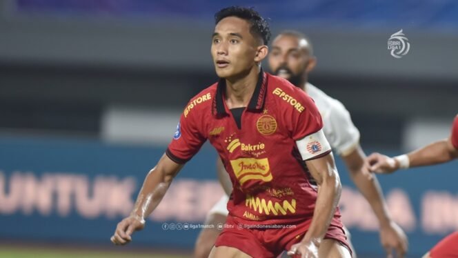 
					Bek andalan Persija Jakarta, Rizky Ridho bersama Timnas Indonesia