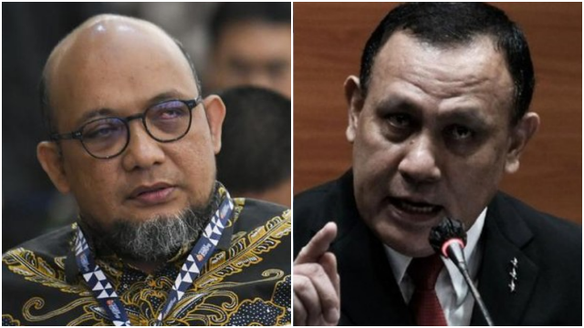 Novel Baswedan dan Firli Bahuri