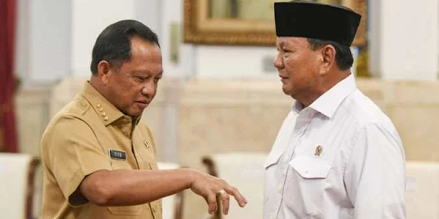 Presiden Prabowo Subianto dan Mendagri Tito Karnavian/Istimewa