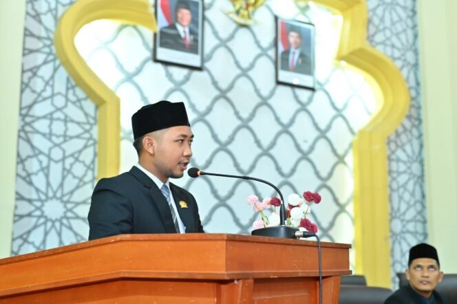 
					M. Zidan Al Hafidh selaku juru bicara Banggar