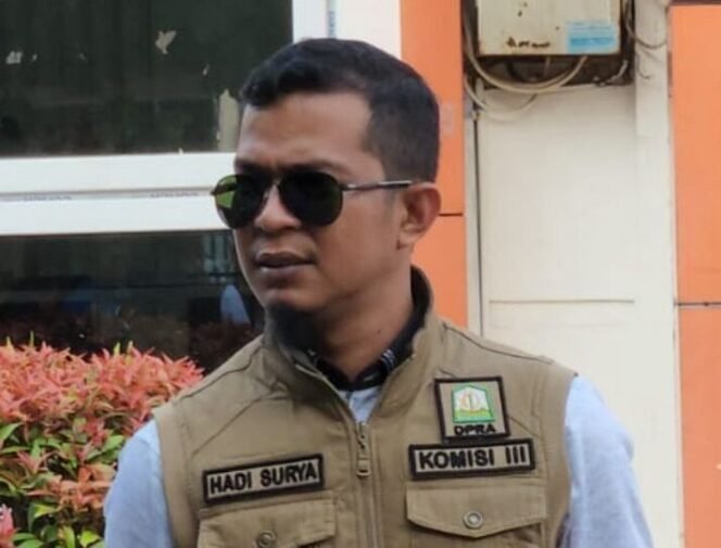 
					Anggota DPRA Dapil IX, Hadi Surya