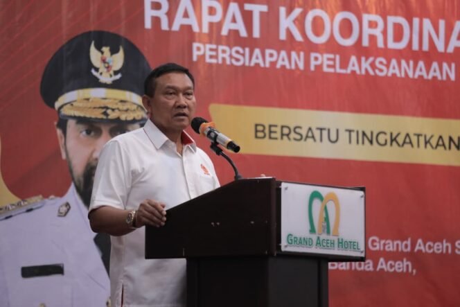 
					Ketua Caretaker KONI Aceh, Mayjen TNI (Purn) Soedarmo