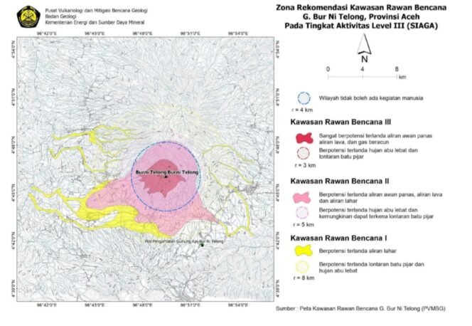 
					Gunung Bur Ni Telong Siaga, Warga di Desa ini Diimbau Mengungsi