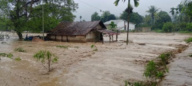 
					Hujan dengan intensitas sedang hingga tinggi yang mengguyur wilayah Kabupaten Pidie Jaya dan Bireuen mengakibatkan banjir di puluhan kecamatan