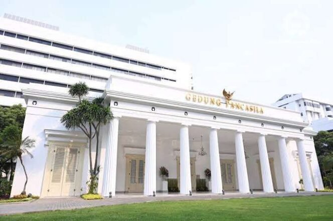 
					Gedung Pancasila di kompleks Kementerian Luar Negeri RI, Jalan Taman Pejambon Nomor 6 Jakarta Pusat. (Foto: Dok.Kemlu)

