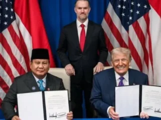 Presiden Prabowo Subianto dan Presiden Donald Trump (Foto: Media Sosial Sekretariat Kabinet)