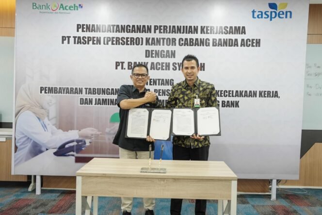 
					Bank Aceh Syariah dan PT Taspen Perkuat Sinergi Layanan Pembayaran Pensiun