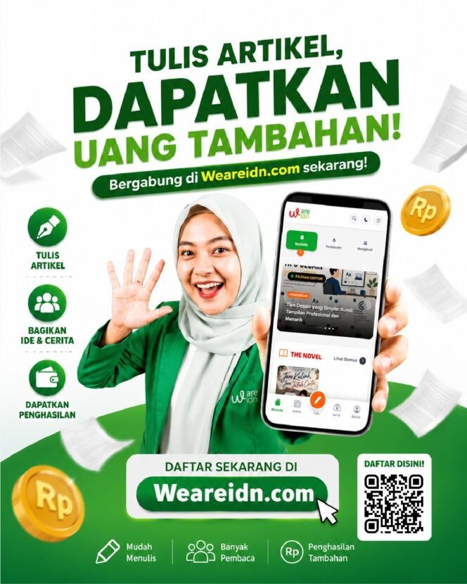 
					Punya hobi menulis? Saatnya ubah tulisanmu jadi penghasilan tambahan!
