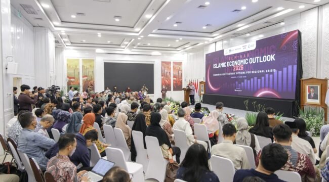 Seminar Islamic Economic Outlook 2026: Scenario & Strategic Options for Regional Crisis di Gedung Bappenas, Jakarta, Rabu (17/6/2026). (Dok. Kementerian PPN/Bappenas)