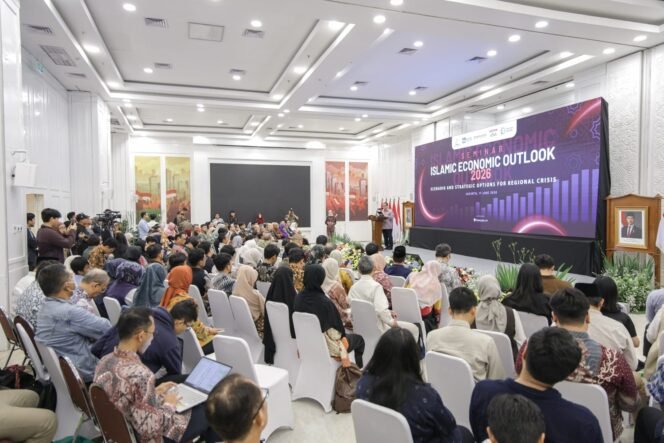 
					Seminar Islamic Economic Outlook 2026: Scenario & Strategic Options for Regional Crisis di Gedung Bappenas, Jakarta, Rabu (17/6/2026). (Dok. Kementerian PPN/Bappenas)