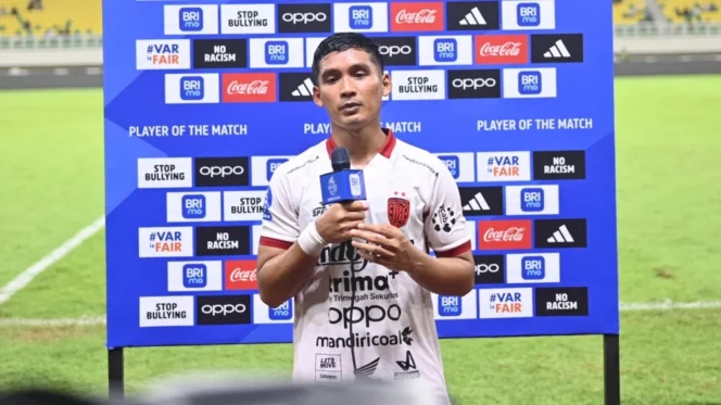 
					Sosok gelandang Bali United FC, Kadek Agung Widnyana Putra
