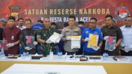 Konferensi pers di Meuligoe Rastra Sewakottama, Jumat (5/6/2026) siang. 