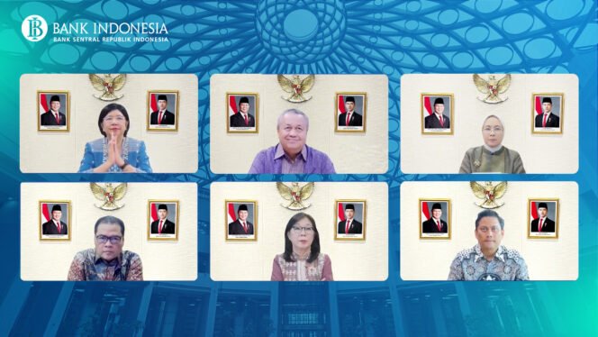 
					Rapat Dewan Gubernur (RDG) Bank Indonesia pada 17-18 Juni 2026 memutuskan untuk menaikkan BI-Rate sebesar 25 bps menjadi 5,75 persen, suku bunga Deposit Facility sebesar 25 bps menjadi 4,75 persen, dan suku bunga Lending Facility sebesar 25 bps menjadi 6,50 persen. (Dok. Bank Indonesia)