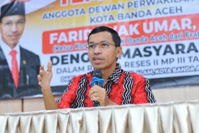 
					Ketua Komisi IV DPRK Banda Aceh, Farid Nyak Umar, ST