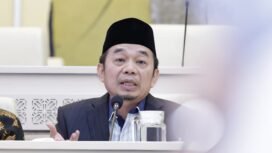 Anggota Komisi II DPR RI, Jazuli Juwaini dalam RDP dengan Kepala LAN RI, di Ruang Rapat Komisi II, Gedung Nusantara DPR RI, Senayan, Jakarta, Senin (24/8/2026). Foto : Munchen/Alma