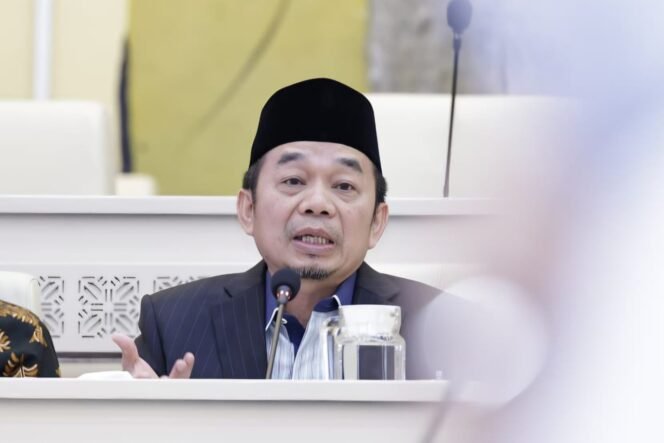 
					Anggota Komisi II DPR RI, Jazuli Juwaini dalam RDP dengan Kepala LAN RI, di Ruang Rapat Komisi II, Gedung Nusantara DPR RI, Senayan, Jakarta, Senin (24/8/2026). Foto : Munchen/Alma