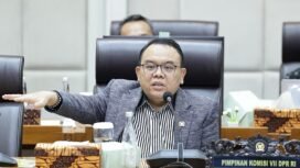 Ketua Komisi VII DPR RI, Saleh Partaonan Daulay, saat RDP Panja Permodalan dan Pembiayaan UMKM di Gedung Nusantara I, Senayan, Jakarta, Kamis (27/8/2026). Foto: Farhan/Karisma