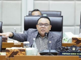 Ketua Komisi VII DPR RI, Saleh Partaonan Daulay, saat RDP Panja Permodalan dan Pembiayaan UMKM di Gedung Nusantara I, Senayan, Jakarta, Kamis (27/8/2026). Foto: Farhan/Karisma
