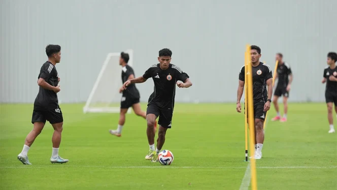 
					Persija Geser Fokus ke Taktikal, Shin Tae-yong Siapkan Dua Uji Coba di Thailand