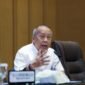 Wakil Ketua DPR RI Bidang Industri dan Pembangunan, Saan Mustopa, saat menerima audiensi Aliansi Masyarakat Pati Bersatu di Gedung Abdul Muis, Kompleks Parlemen, Jakarta, pada Kamis (27/8/2026). Foto: Kresno/Karisma