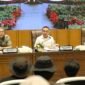 Wakil Ketua DPR RI, Sufmi Dasco Ahmad, saat menerima audiensi Aliansi Masyarakat Pati Bersatu (AMPB) atau Relawan Pati di Gedung Nusantara, Kompleks Parlemen, Senayan, Jakarta, Kamis (27/8/2026). Foto: Jaka/Karisma