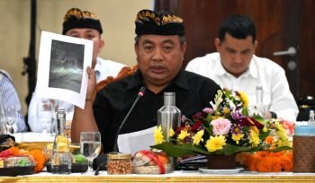 Anggota Komisi III DPR RI Nyoman Parta saat mengikuti Kunjungan Kerja Spesifik Komisi III DPR RI ke Bali, Jumat (25/9/2026). Foto: Yhusanti/Karisma