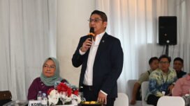 Anggota Komisi VIII DPR RI Sigit Purnomo dalam kunjungan kerja spesifik Komisi VIII DPR ke Kantor Kemenhaj Kab. Tangerang, Kamis (17/9/2026). Foto: Tasya/Karisma