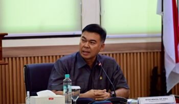 Anggota Komisi X DPR RI Rycko Menoza dalam Kunjungan Kerja Panja RUU tentang Statistik Komisi X DPR RI ke Kantor BPS Kabupaten Tegal, Jawa Tengah, Kamis (17/9/2026). Foto: Alya/Karisma