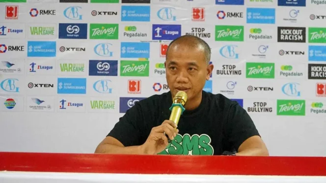 
					Pelatih PSMS Medan, Eko Purjianto.