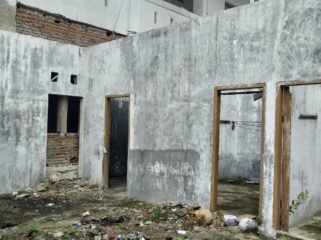 Kondisi bangunan asrama mahasiswa Aceh Singkil di Blower Banda Aceh