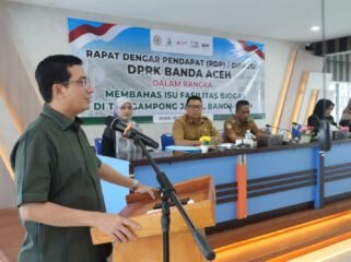 Ketua Dewan Perwakilan Rakyat Kota (DPRK) Irwansyah ST
