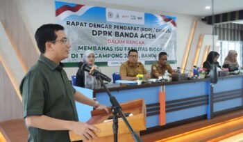 Ketua Dewan Perwakilan Rakyat Kota (DPRK) Irwansyah ST
